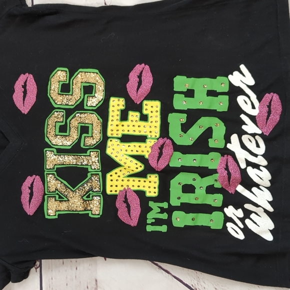 Ransom novelty t-shirt, kiss me I'm Irish or whatever, size large - Picture 2 of 8